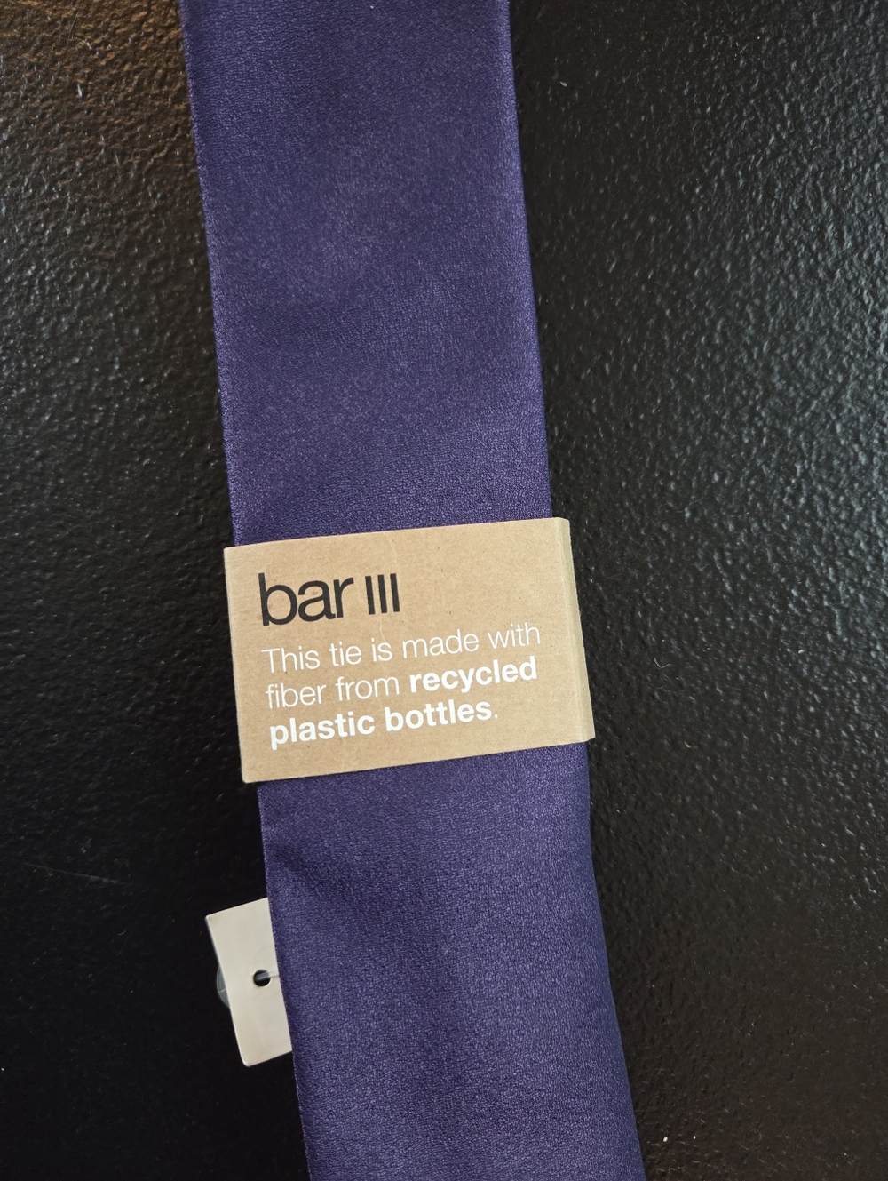 Bar III Solid Purple Necktie NWT